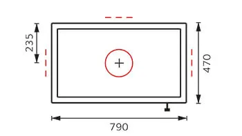 печь-камин tulikivi henka nobile 1840 мм