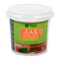 лак бесцветный для бани и сауны 0,9 кг банные штучки