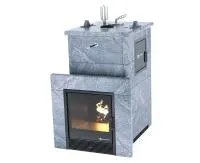 печь для бани изистим сочи м2 premium 4-х стор.кожух закрыт.верх (вх.справа) талькохлорит