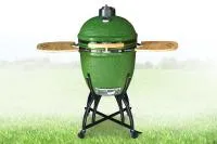 гриль start grill green керамический диаметр чаши 57см с окошком, с чехлом