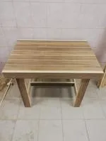 стол 100х68х73 см, липа, горячего тиснения венге, пэм