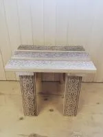 табурет малый, 0,45х0,29м, липа, горячего тиснения верона, пэм