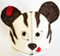 шапка для бани детская тигренок с бабочкой, жар-банька