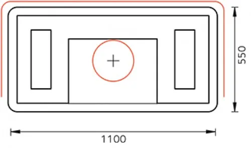 печь-камин tulikivi salvo grafia 1545 мм 