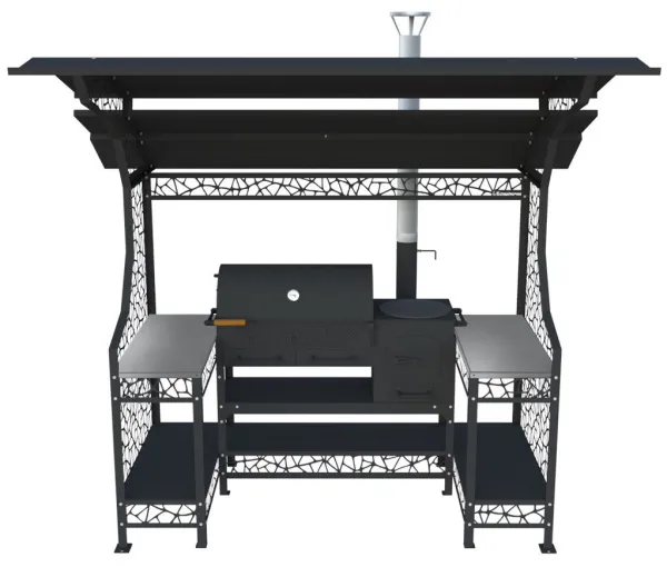 гриль-комплекс профи "бионика" + печь пкм-смокер профи (комплект) башпечи