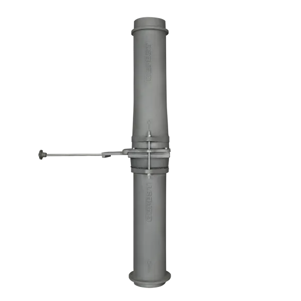 модуль шиберный gfs чугунный 130/500 дополнительный (верхняя труба + шибер мм)