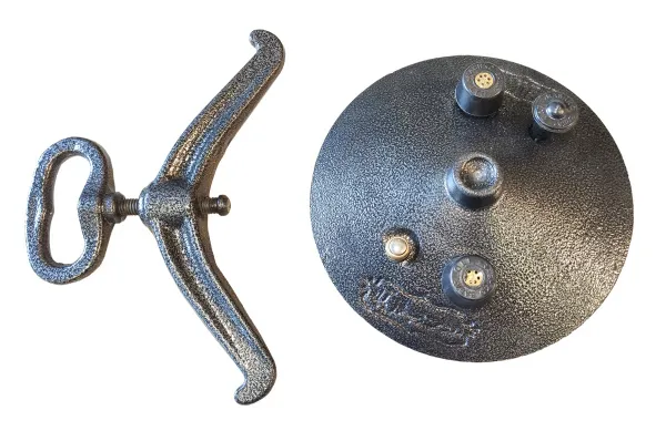 афганский казан-скороварка rashko baba с ручками 5 литров черный, алюминий