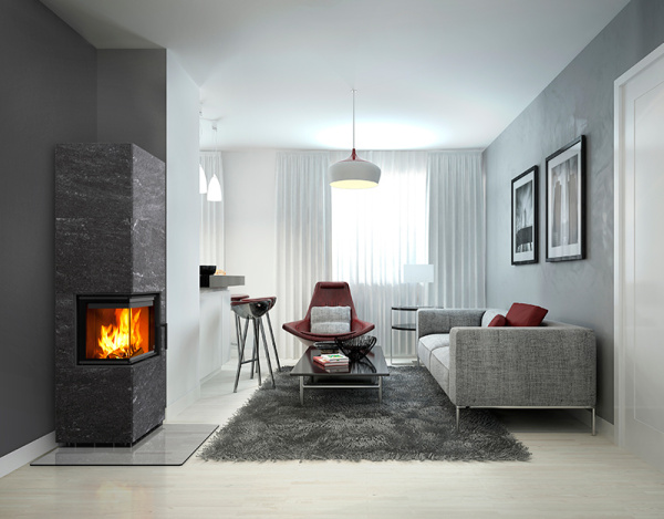 печь-камин tulikivi jokka classic 1390 мм